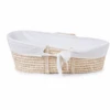 Childhome CHILD HOME Cesta De Mosaico De Hoja De Maíz Incl. Colchón Y Funda Blanca -Bebés Muebles Tienda child home cesta de mosaico de hoja de maiz incl colchon y funda blanca a311017