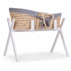 Childhome CHILD HOME Cesta De Mosaico De Hoja De Maíz Incl. Colchón Y Funda Gris -Bebés Muebles Tienda child home cesta de mosaico de hoja de maiz incl colchon y funda gris a330507 3