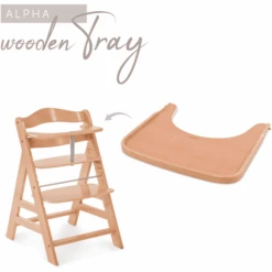Hauck Alpha Bandeja De Madera Nature -Bebés Muebles Tienda hauck alpha bandeja de madera nature a299948 2