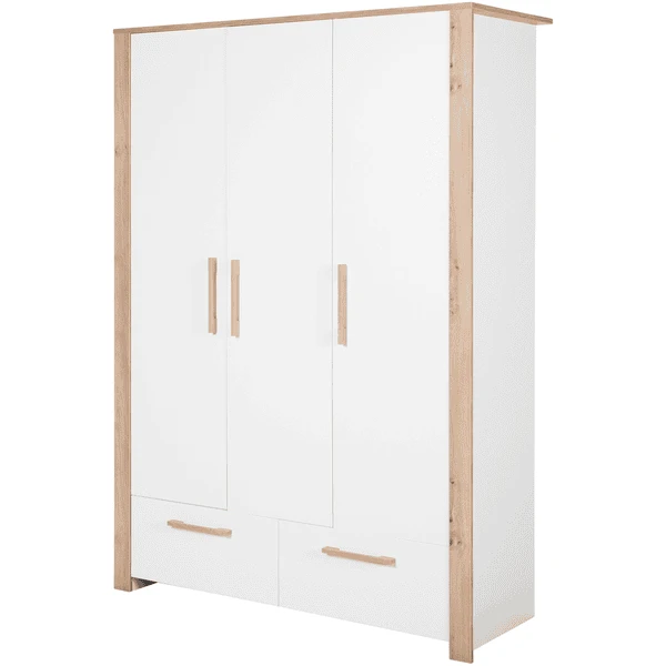 Kindsgard Armario Hemme 3 Puertas Blanco/roble 3 Kindsgard Armario Hemme 3 Puertas Blanco/roble