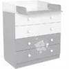 Polini Kids Mueble Cambiador French Teddy 1580 Blanco-gris -Bebés Muebles Tienda polini kids mueble cambiador french teddy 1580 blanco gris a272386