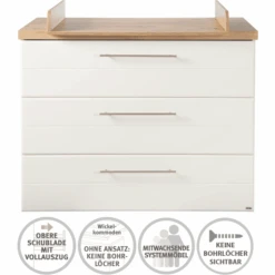 Roba Cambiador Nele Blanco -Bebés Muebles Tienda roba cambiador nele blanco a308631 4