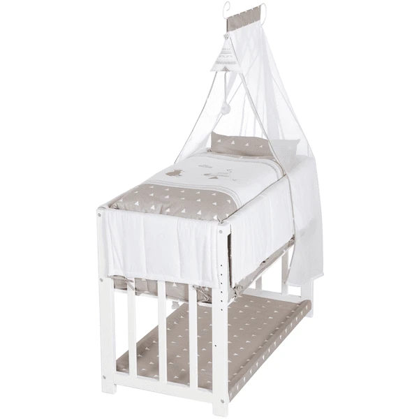 Roba Cuna Mecedora Indibär 4 En 1 Blanca 4 Roba Cuna Mecedora Indibär 4 En 1 Blanca - Imagen 2