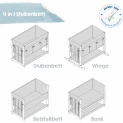 Roba Cuna Mecedora Star Magic 4 En 1 Nature -Bebés Muebles Tienda roba cuna mecedora star magic 4 en 1 nature a303892 2