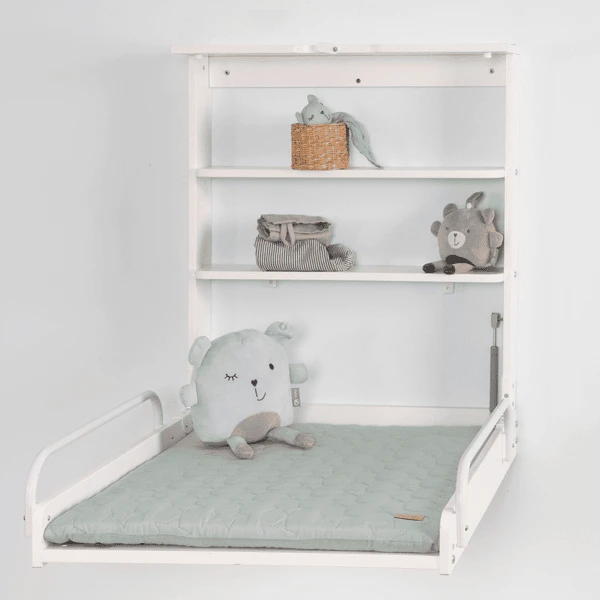 Roba Estantería Cambiante De Pared Con Cambiador Incluido Style Frosty Green Stars 4 Roba Estantería Cambiante De Pared Con Cambiador Incluido Style Frosty Green Stars - Imagen 2