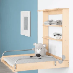 Roba Estantería Cambiante De Pared Incl. Cambiador Style Estrellas Gris Plata -Bebés Muebles Tienda roba estanteria cambiante de pared incl cambiador style estrellas gris plata a315578 2